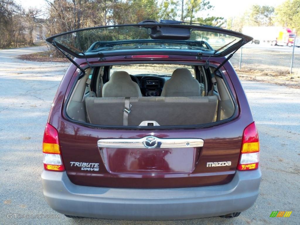 2001 Tribute DX V6 - Chestnut Metallic / Beige photo #18