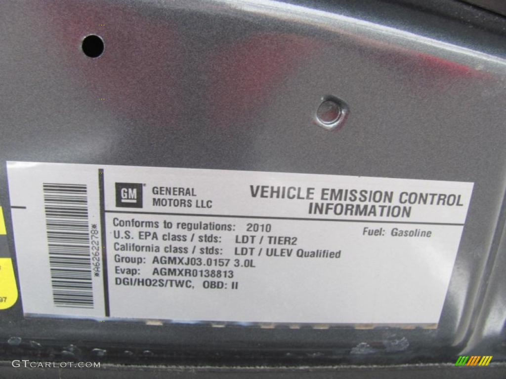 2010 Equinox LTZ AWD - Cyber Gray Metallic / Jet Black/Light Titanium photo #42