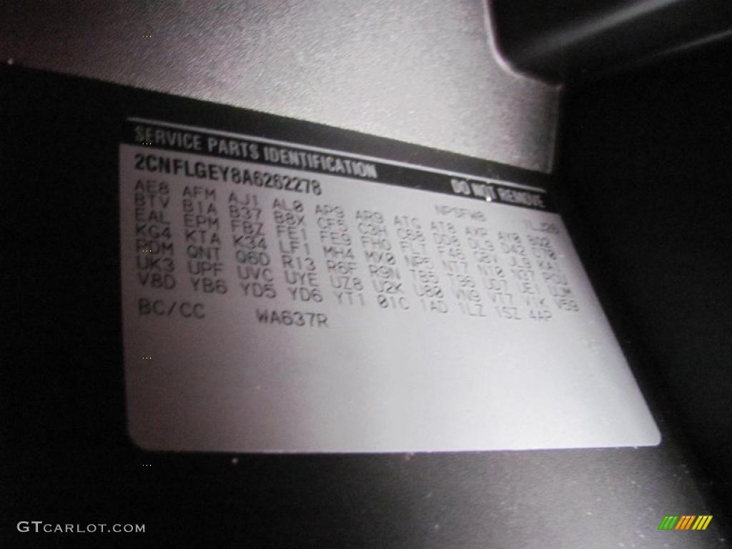 2010 Equinox LTZ AWD - Cyber Gray Metallic / Jet Black/Light Titanium photo #44
