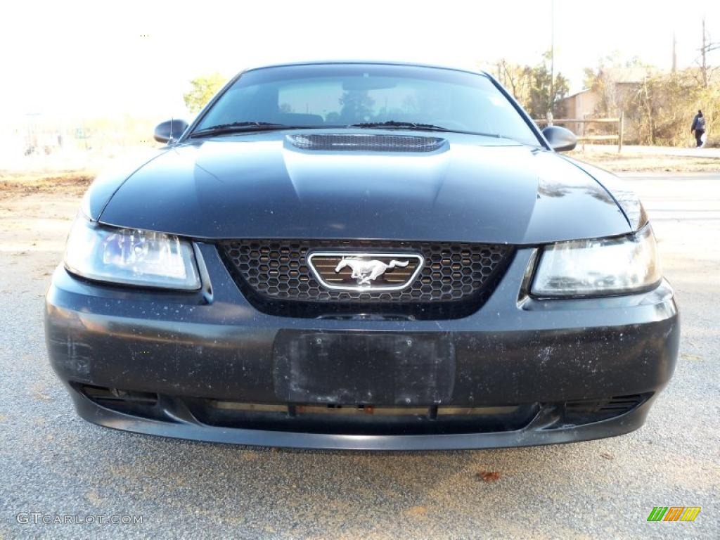 1999 Mustang V6 Coupe - Black / Dark Charcoal photo #3