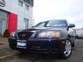 2006 Moonlit Dark Blue Hyundai Elantra GLS Sedan  photo #3