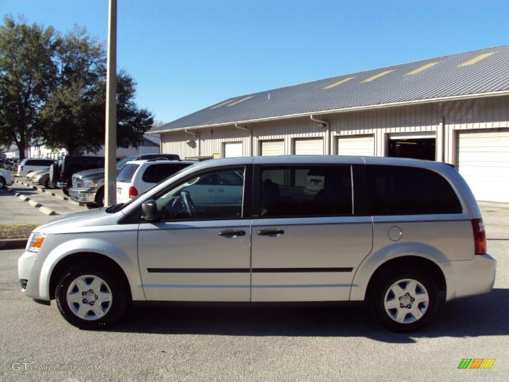 2008 Grand Caravan SE - Bright Silver Metallic / Dark Slate/Light Shale photo #2