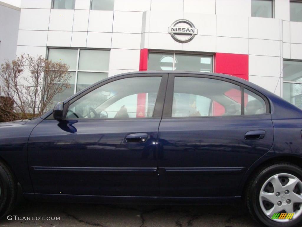 2006 Elantra GLS Sedan - Moonlit Dark Blue / Gray photo #17