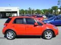 2008 Vivid Red Suzuki SX4 Crossover  photo #6