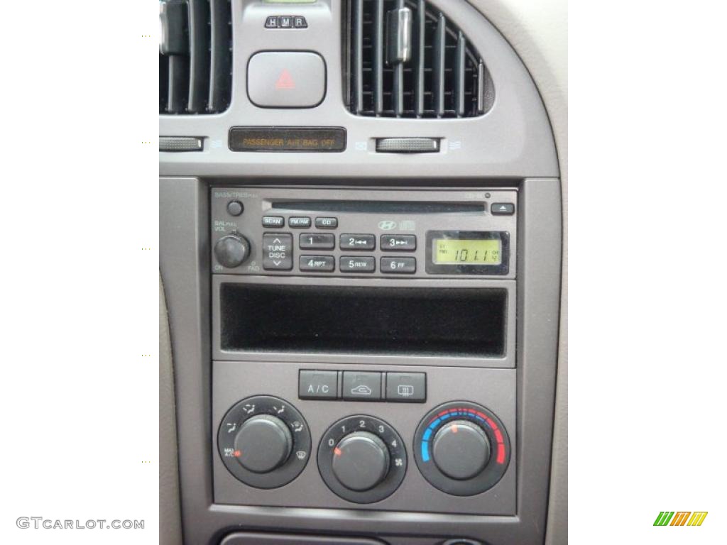 2006 Elantra GLS Sedan - Moonlit Dark Blue / Gray photo #39