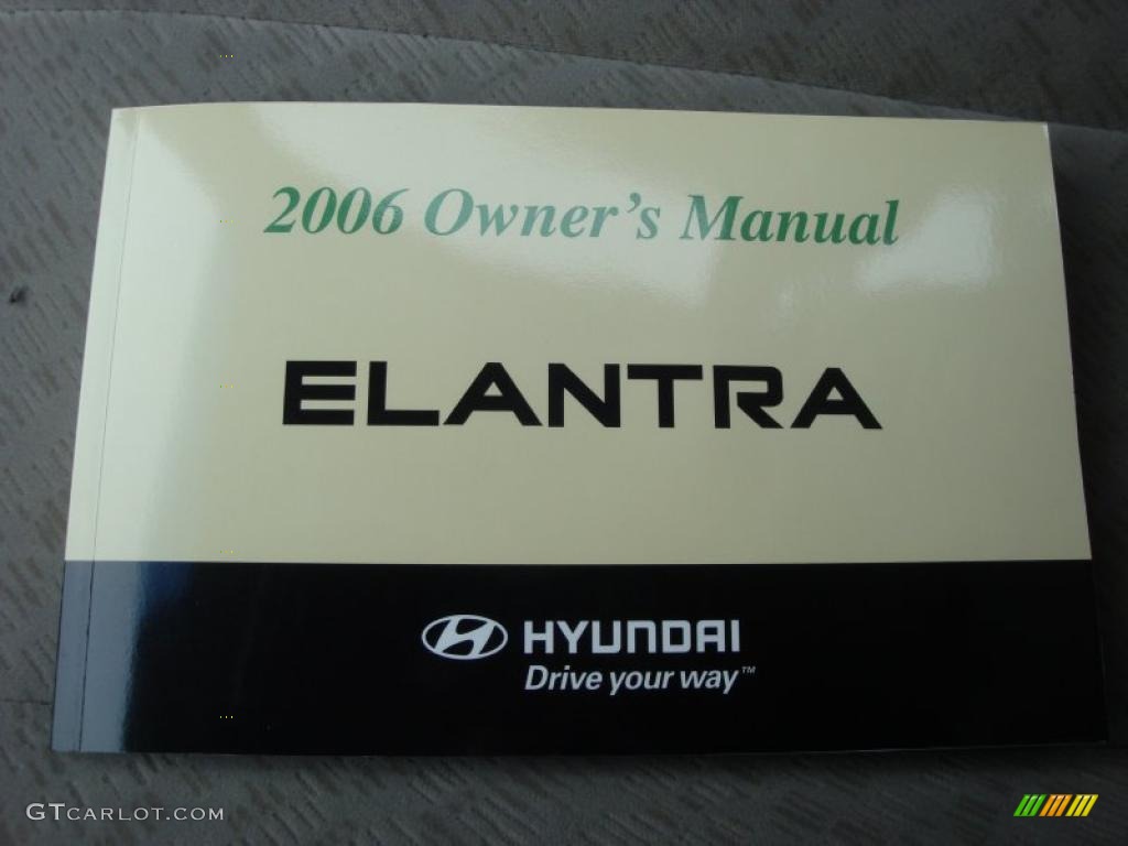 2006 Elantra GLS Sedan - Moonlit Dark Blue / Gray photo #42