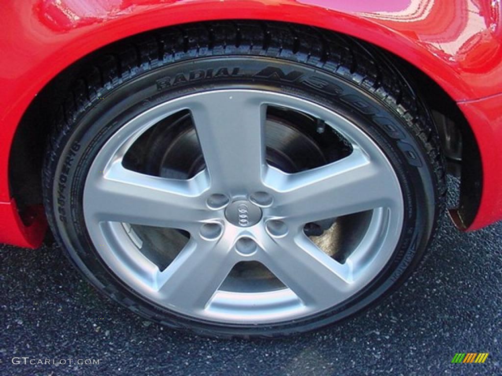 2007 A4 2.0T S-Line quattro Sedan - Brilliant Red / Ebony photo #5