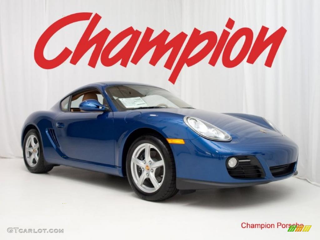 2010 Cayman  - Aqua Blue Metallic / Sand Beige photo #1