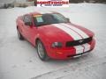 2005 Torch Red Ford Mustang V6 Premium Coupe  photo #21