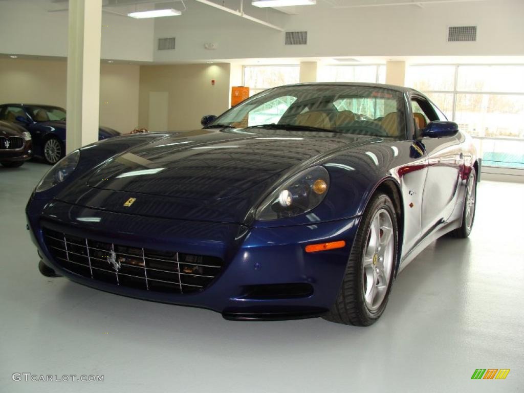 2005 612 Scaglietti F1A - Tour de France Blue / Tan photo #1