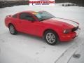 2005 Torch Red Ford Mustang V6 Premium Coupe  photo #22