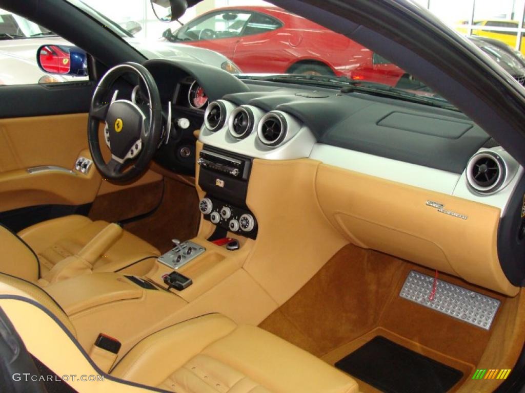 2005 Ferrari 612 Scaglietti F1A Tan Dashboard Photo #26109284
