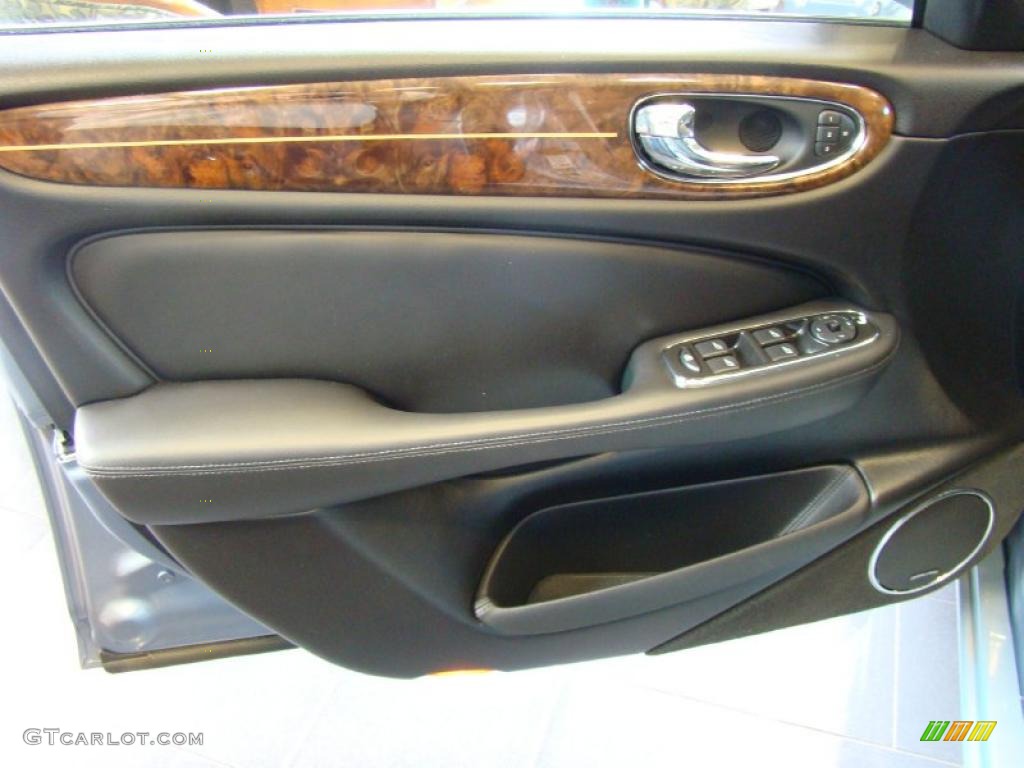 2009 XJ Vanden Plas - Azure Blue / Charcoal/Charcoal photo #7