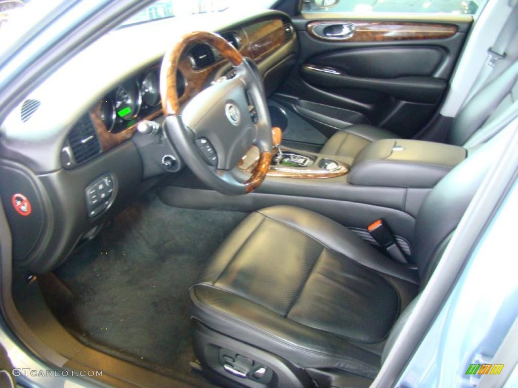 2009 XJ Vanden Plas - Azure Blue / Charcoal/Charcoal photo #8