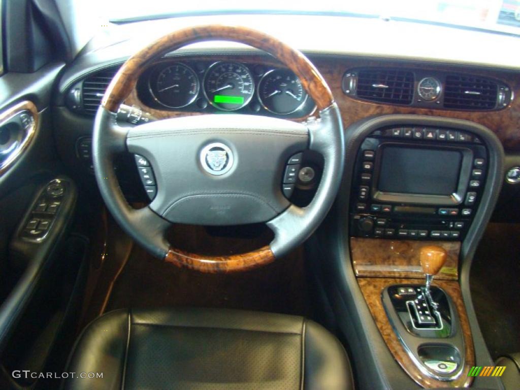 2009 XJ Vanden Plas - Azure Blue / Charcoal/Charcoal photo #11