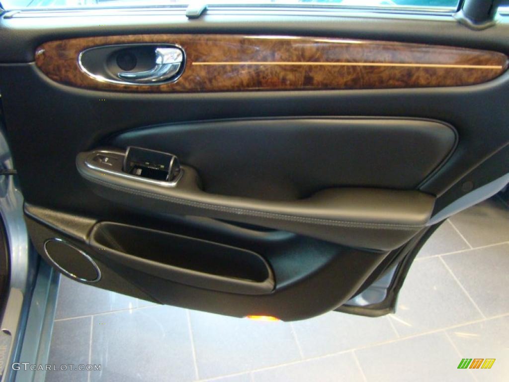 2009 XJ Vanden Plas - Azure Blue / Charcoal/Charcoal photo #20