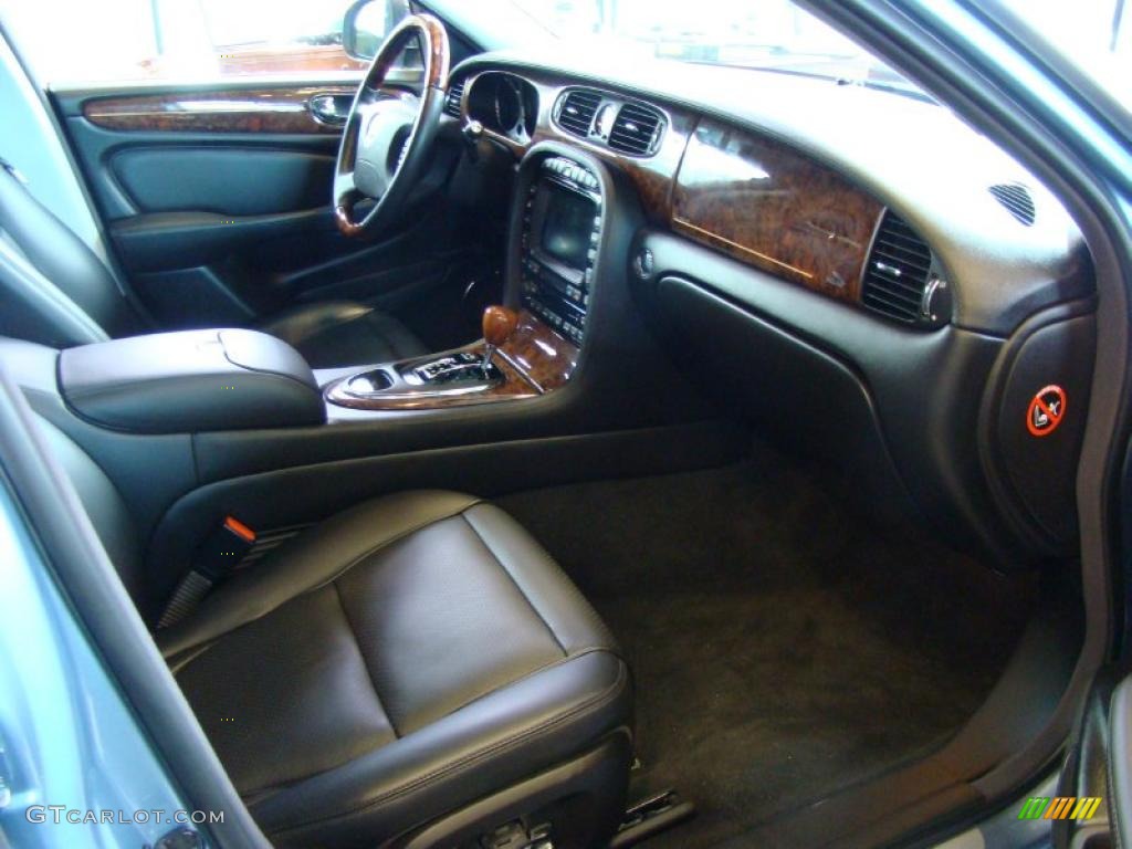 2009 XJ Vanden Plas - Azure Blue / Charcoal/Charcoal photo #21