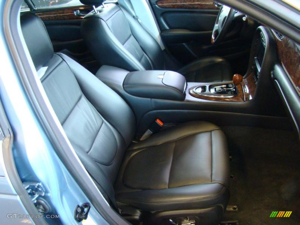 2009 XJ Vanden Plas - Azure Blue / Charcoal/Charcoal photo #22