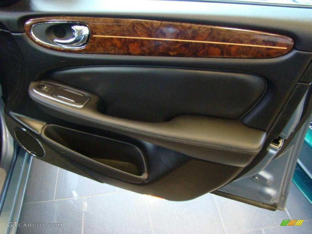 2009 XJ Vanden Plas - Azure Blue / Charcoal/Charcoal photo #23