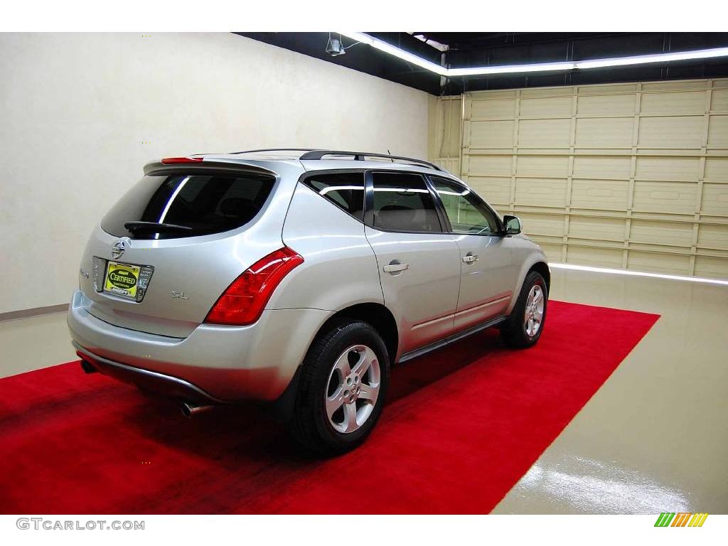 2005 Murano SL - Sheer Silver Metallic / Cafe Latte photo #7