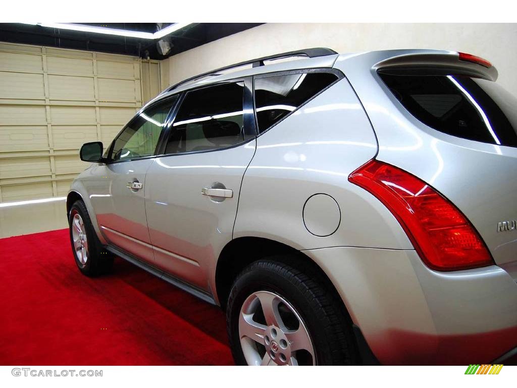 2005 Murano SL - Sheer Silver Metallic / Cafe Latte photo #10