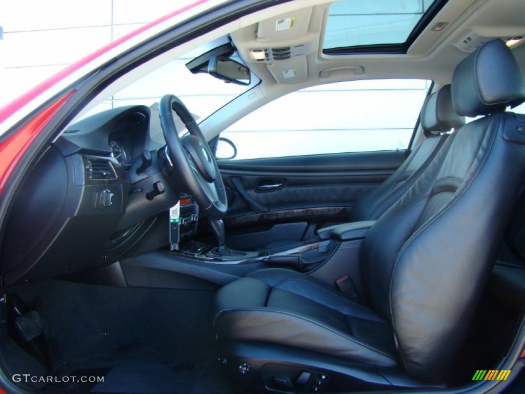 2008 3 Series 335xi Coupe - Crimson Red / Black photo #9