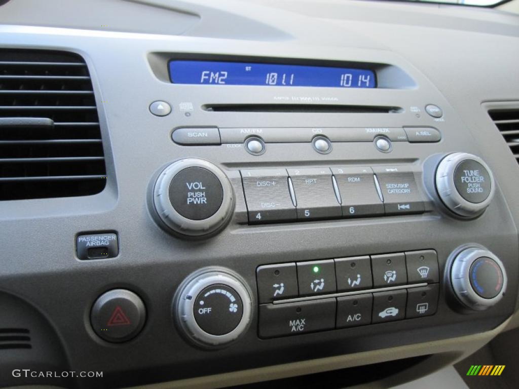 2007 Civic EX Sedan - Tango Red Pearl / Ivory photo #11