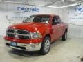 2010 Flame Red Dodge Ram 1500 Big Horn Quad Cab 4x4  photo #1