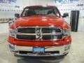 2010 Flame Red Dodge Ram 1500 Big Horn Quad Cab 4x4  photo #3