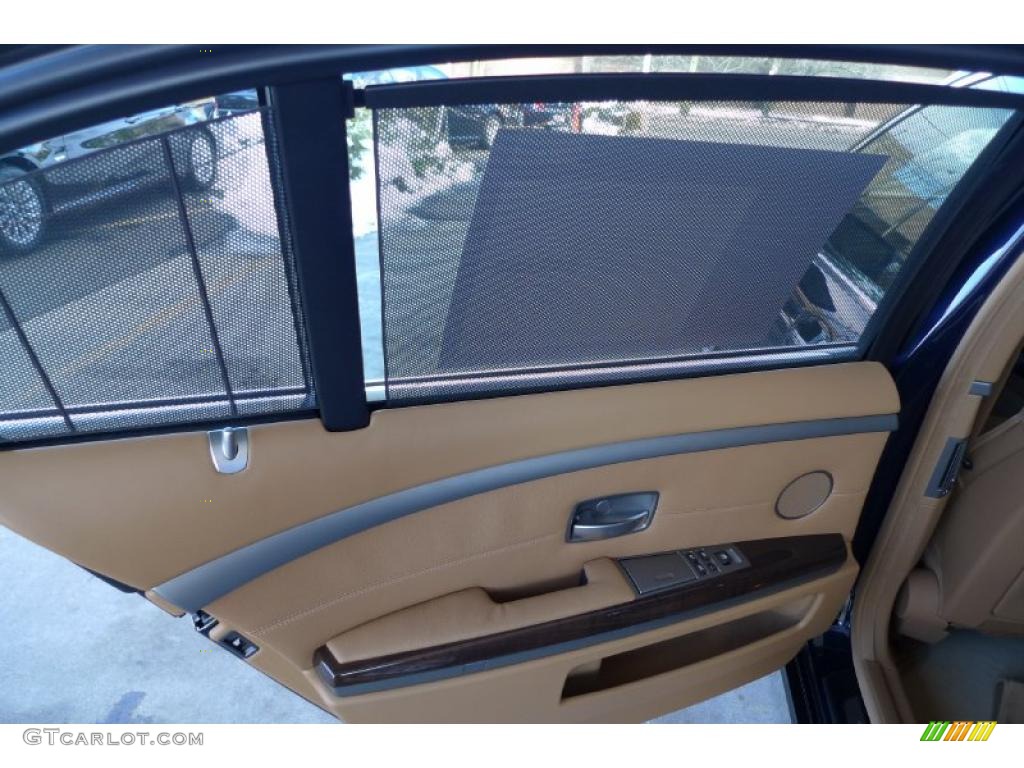 2007 7 Series 750Li Sedan - Monaco Blue Metallic / Beige photo #34