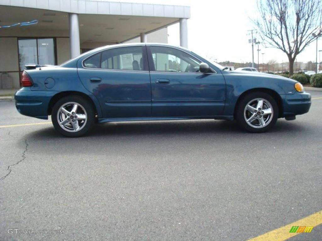 2003 Grand Am SE Sedan - Dark Tropic Teal Metallic / Dark Pewter photo #7