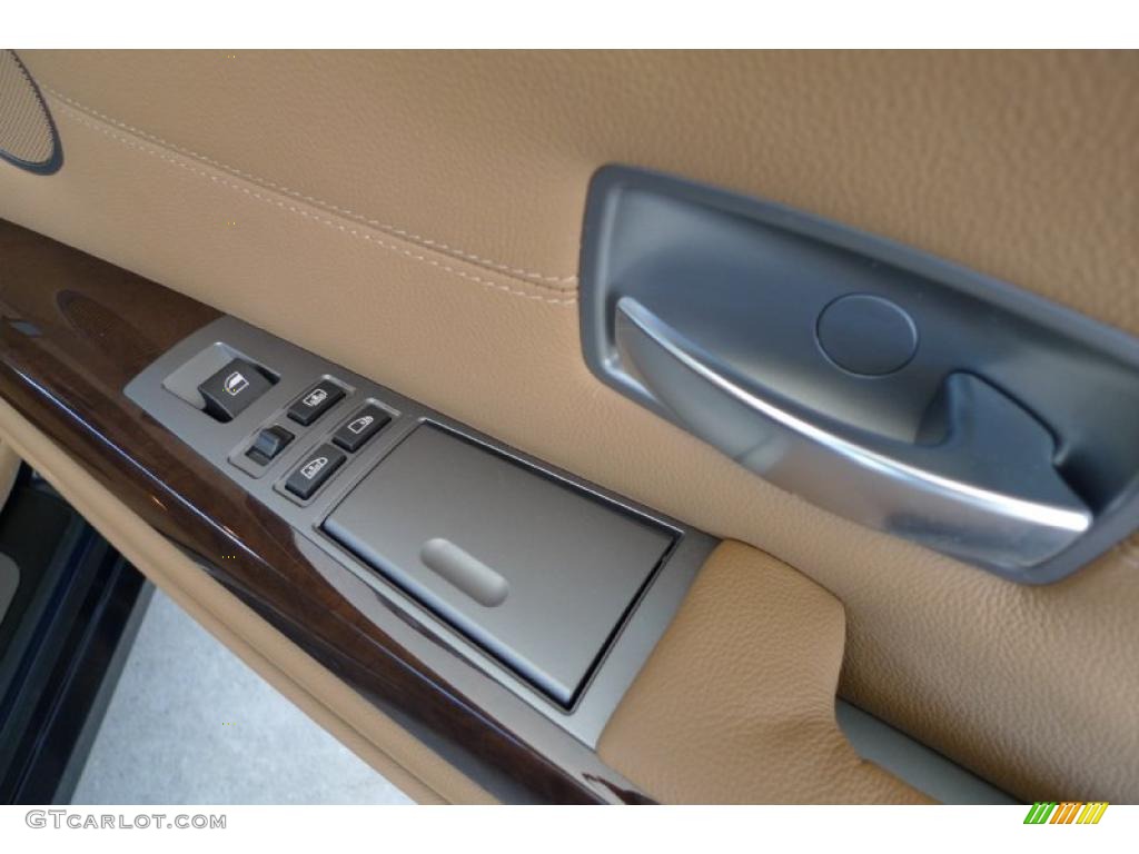 2007 7 Series 750Li Sedan - Monaco Blue Metallic / Beige photo #43