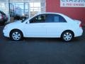 2008 White Kia Spectra LX Sedan  photo #3