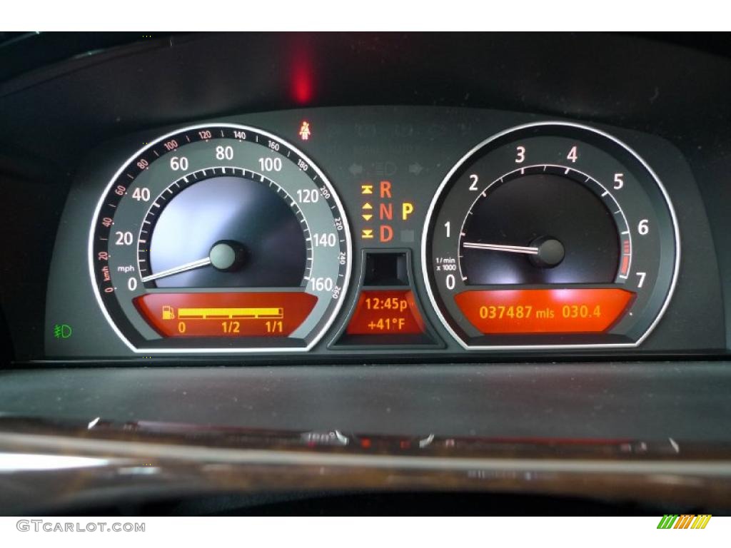 2007 7 Series 750Li Sedan - Monaco Blue Metallic / Beige photo #64