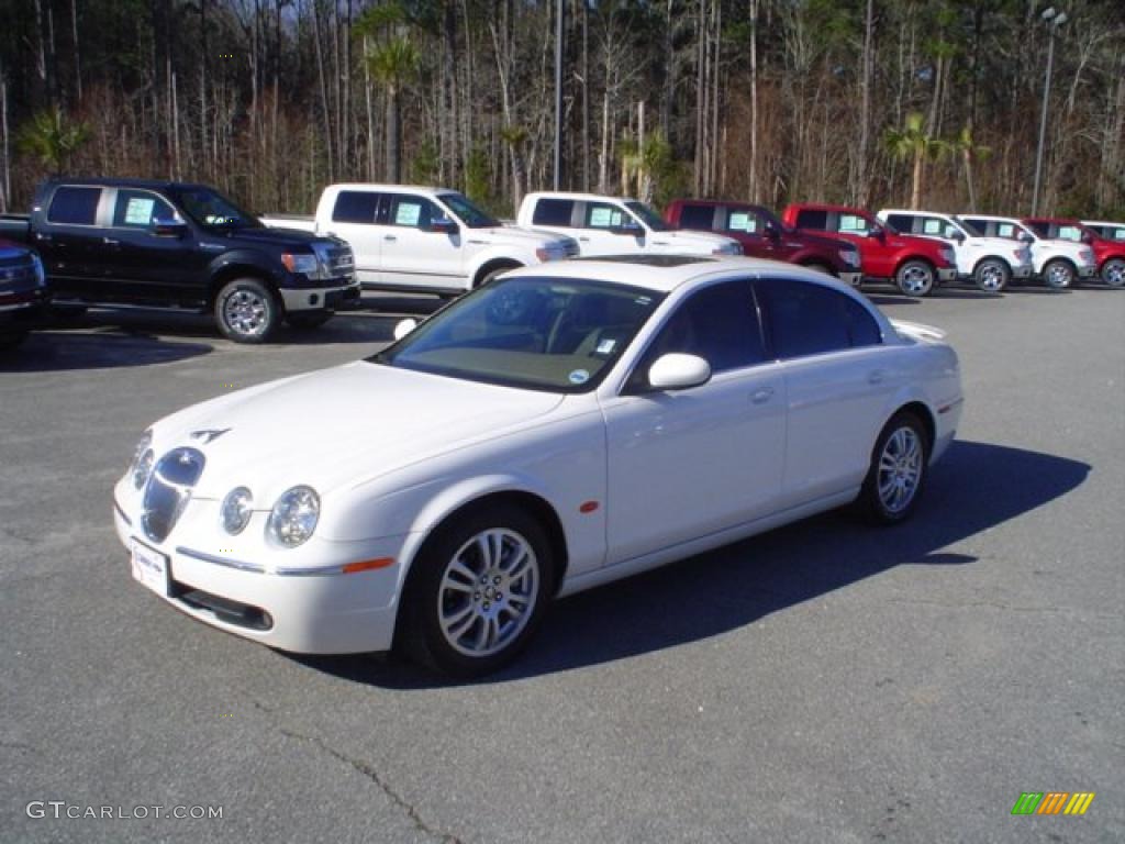 White Onyx Jaguar S-Type