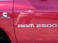 2006 Inferno Red Crystal Pearl Dodge Ram 2500 Laramie Quad Cab 4x4  photo #2
