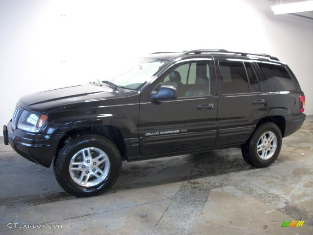 2004 Grand Cherokee Laredo 4x4 - Brillant Black Crystal Pearl / Dark Slate Gray photo #2