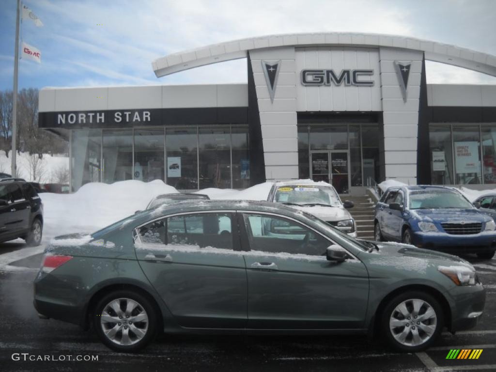 2008 Accord EX Sedan - Mystic Green Metallic / Gray photo #1