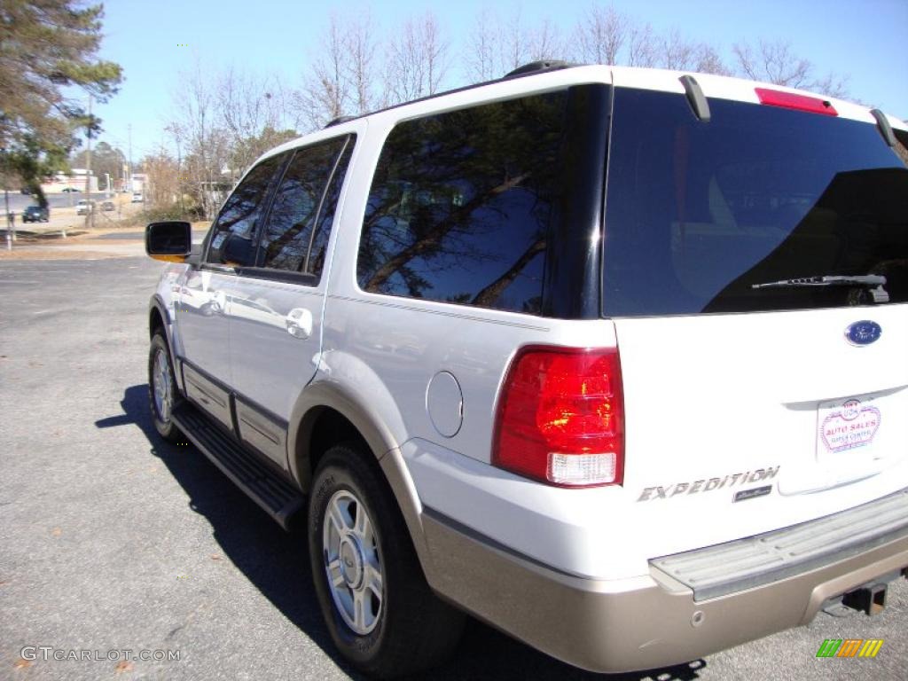 2003 Expedition Eddie Bauer - Oxford White / Medium Parchment photo #3