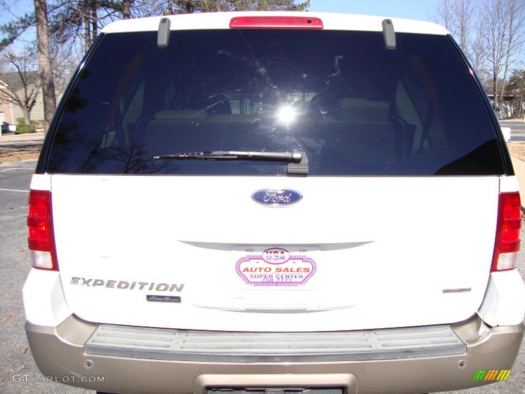 2003 Expedition Eddie Bauer - Oxford White / Medium Parchment photo #4