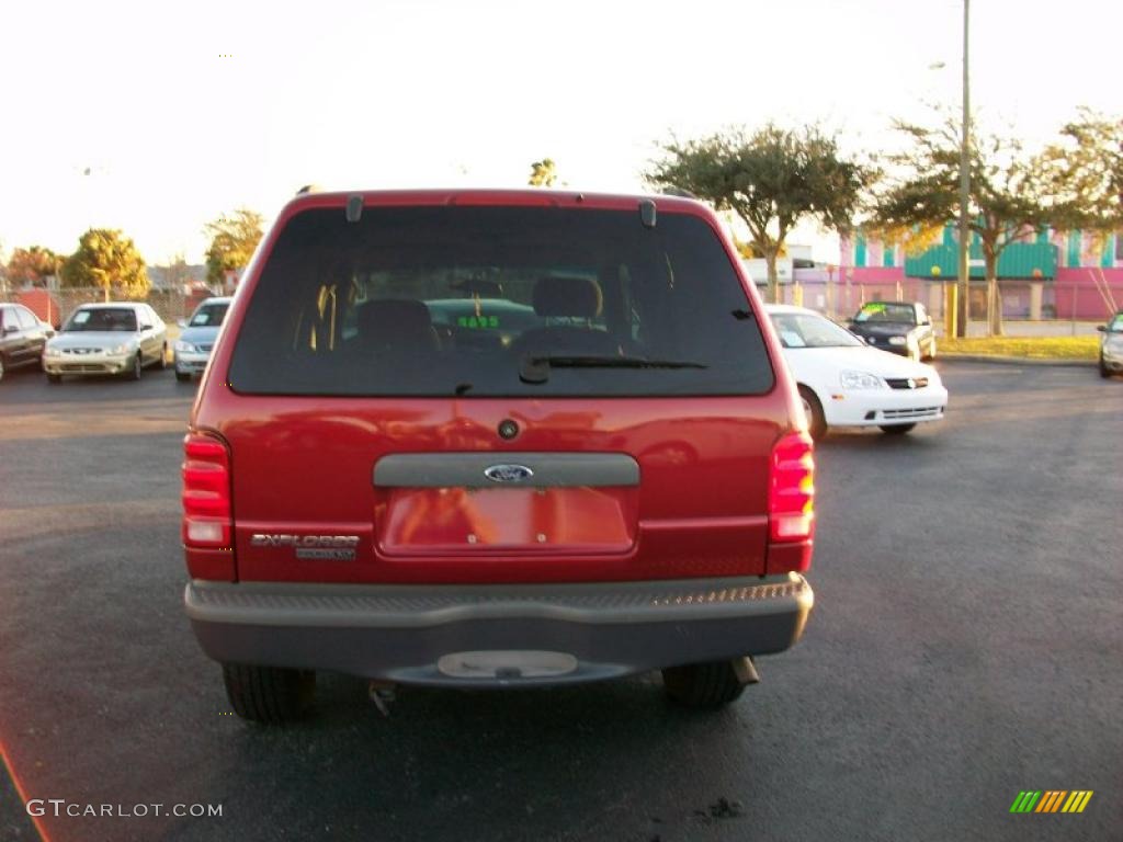 2003 Explorer Sport XLS - Redfire Metallic / Graphite Grey photo #5