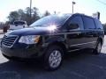 2010 Brilliant Black Crystal Pearl Chrysler Town & Country Touring  photo #3