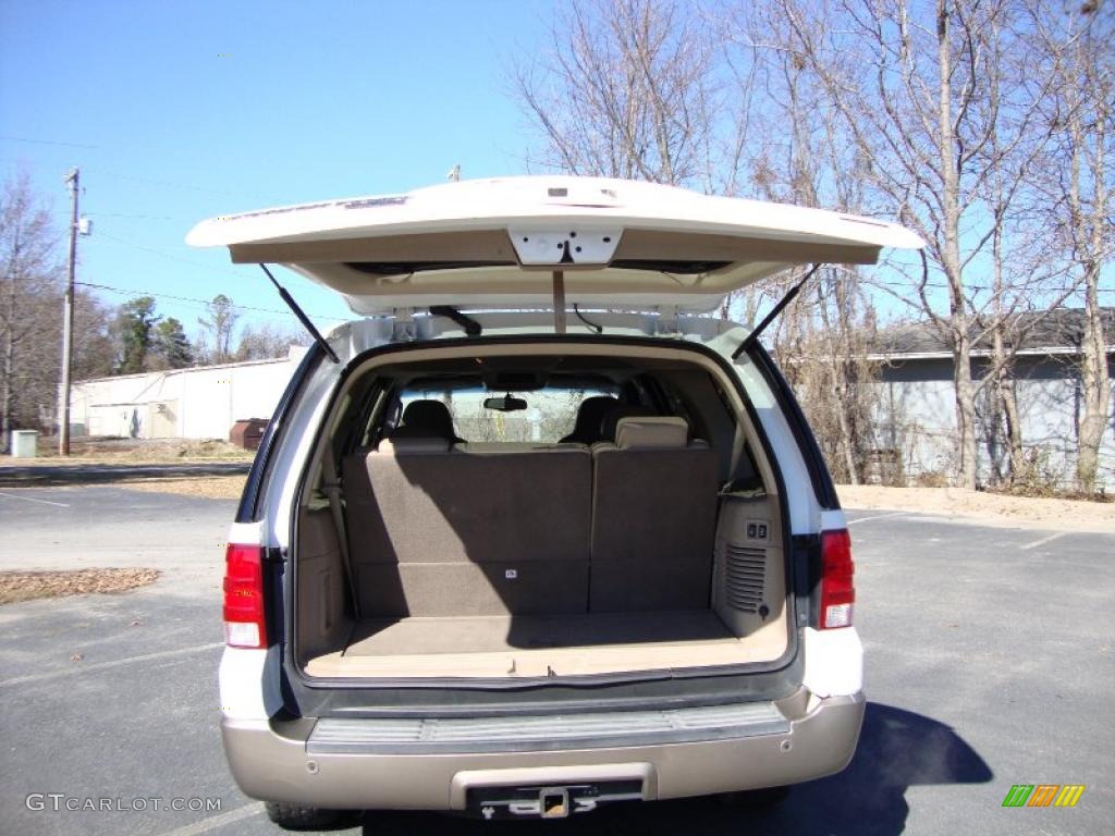 2003 Expedition Eddie Bauer - Oxford White / Medium Parchment photo #55