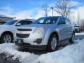 2010 Silver Ice Metallic Chevrolet Equinox LS AWD  photo #1