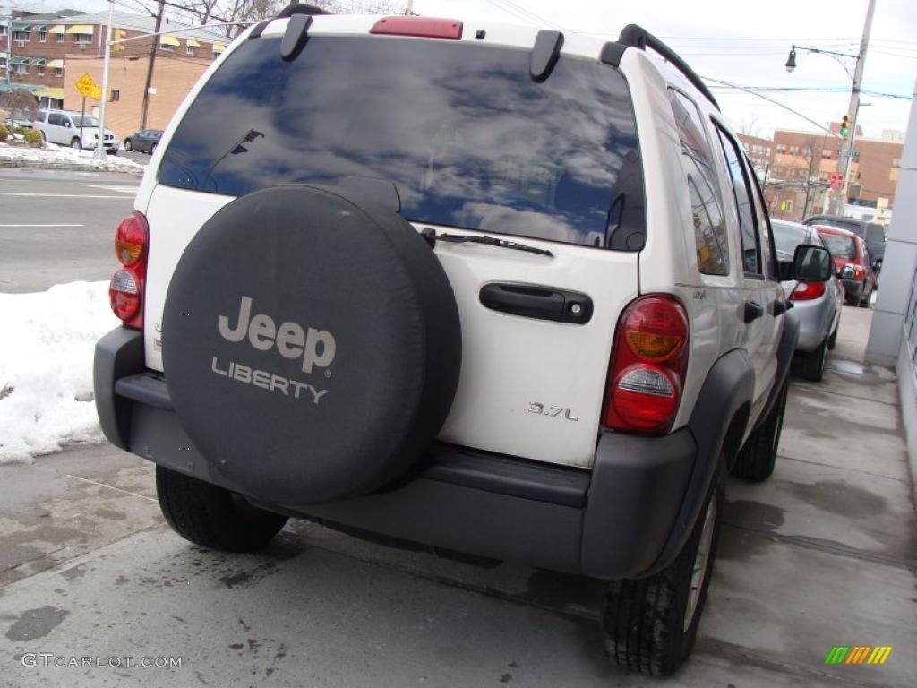 2002 Liberty Sport 4x4 - Stone White / Dark Slate Gray photo #4