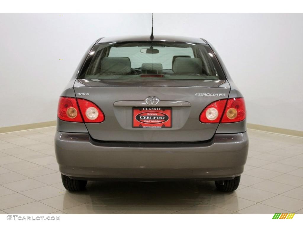 2007 Corolla LE - Phantom Gray Pearl / Stone photo #6