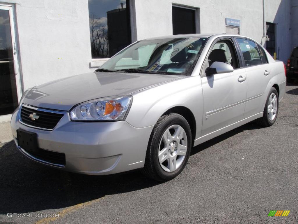 2006 Malibu LT V6 Sedan - Silverstone Metallic / Titanium Gray photo #1