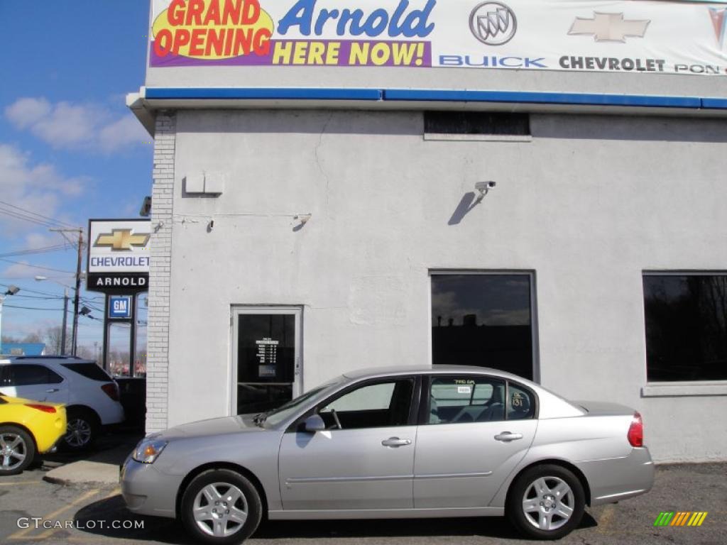 2006 Malibu LT V6 Sedan - Silverstone Metallic / Titanium Gray photo #4