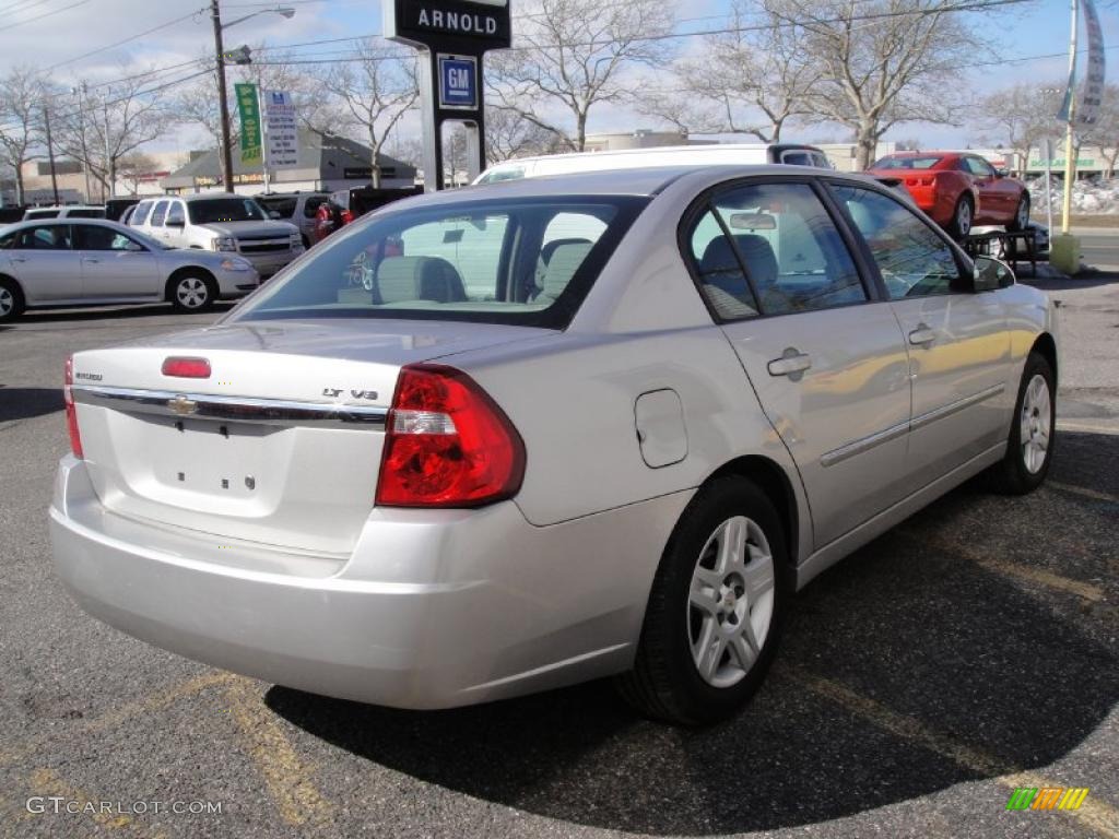 2006 Malibu LT V6 Sedan - Silverstone Metallic / Titanium Gray photo #7