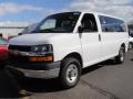 Summit White - Express LS 3500 Passenger Van Photo No. 1